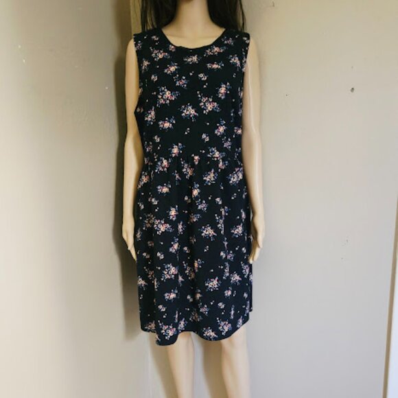 Joe Fresh Women’s Flower Print Summer Dress Size 1X - Picture 1 of 9